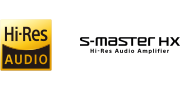 High-Resolution Audio and S-Master HXâ¢ logos