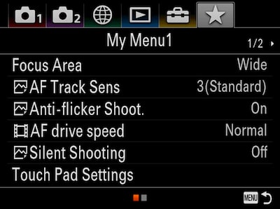 My Menu: faster to your favourites