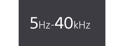 Wide frequency range